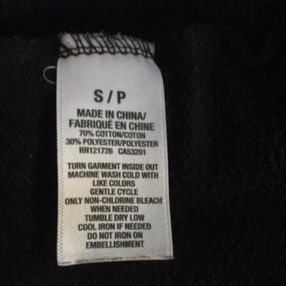 Youth Unisex Small Black Aeropostale 87 New York Sweatshirt Hoodie like new - Picture 7 of 7